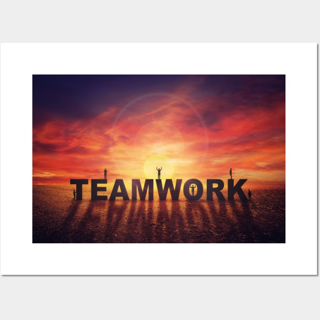 teamwork Wall Art by 1STunningArt